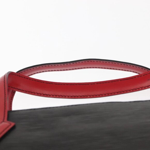 LOUIS VUITTON Epi Bicolor Varenne Hand Bag Black Red - Picture 7 of 14